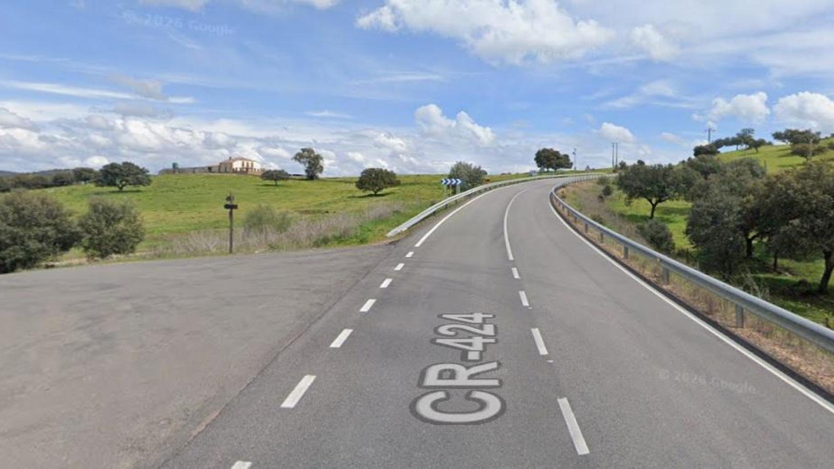 La carretera CR-424.
