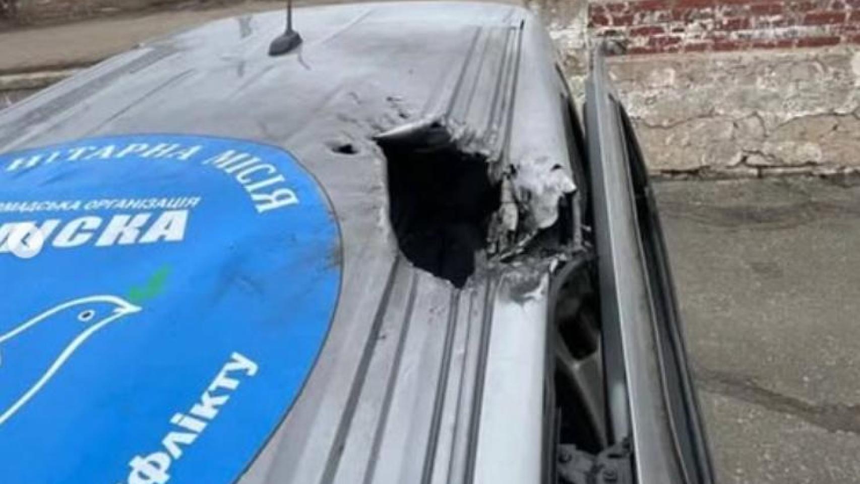 Un ataque ruso contra un vehículo de ayuda humanitaria ucraniano deja dos muertos y dos heridos en Donetsk.