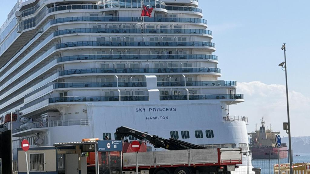 Crucero Sky Princess en A Coruña.