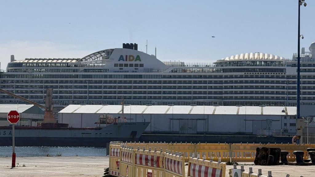 Crucero Aidamar en A Coruña.