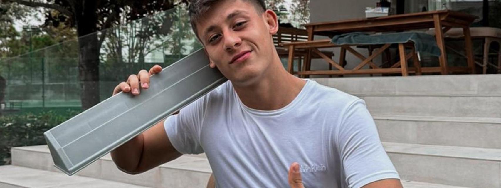 Arda Güler, en una foto en redes sociales