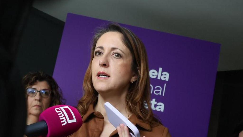 La socialista Cristina Maestre, este sábado en Cuenca.