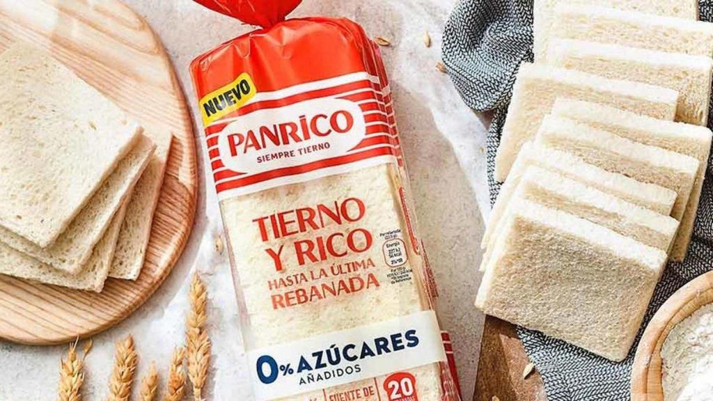 Pan de molde de Panrico. EE