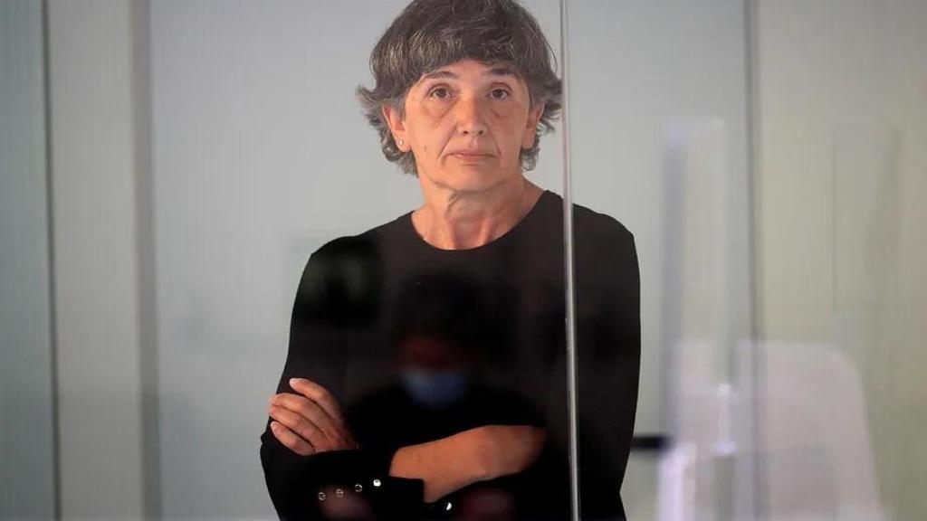 La exjefa de ETA María Soledad Iparraguirre, 'Anboto', durante uno de sus juicios en la Audiencia Nacional en 2021.