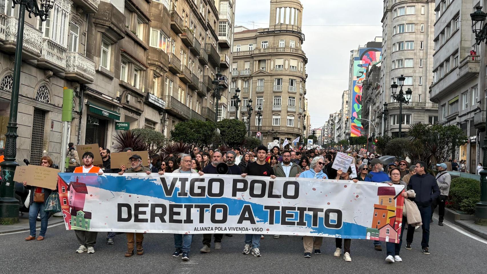 Vigo vuelve a salir a la calle por el derecho a la vivienda y para protestar contra la especulación