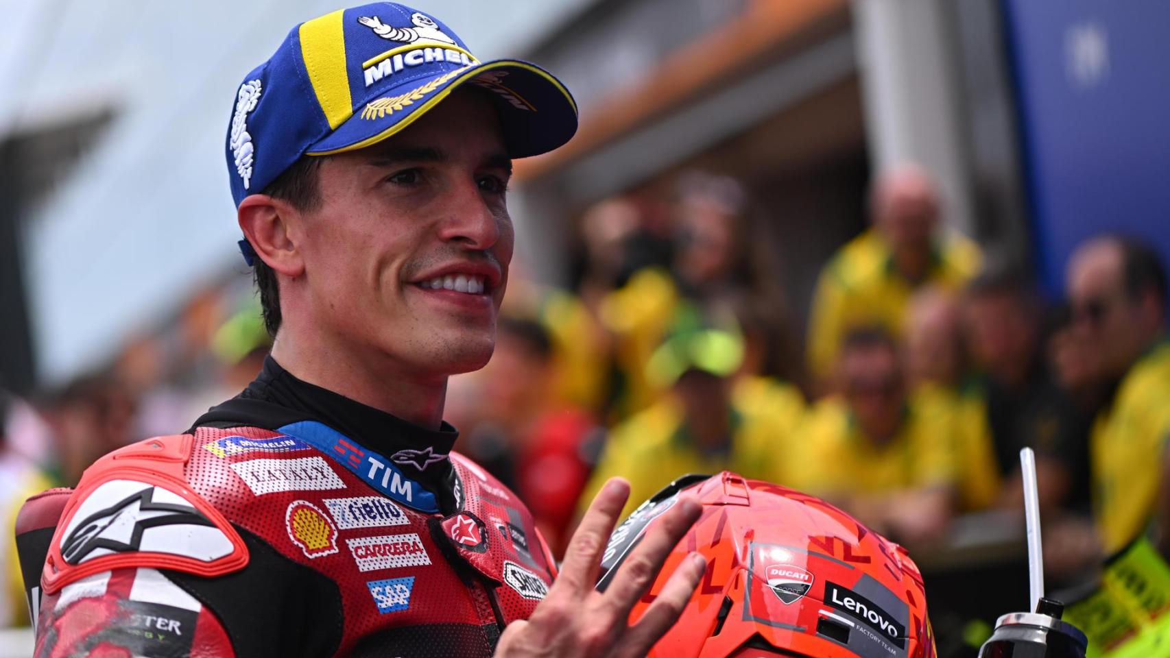 Marc Márquez, durante el Gran Premio de Brasil.