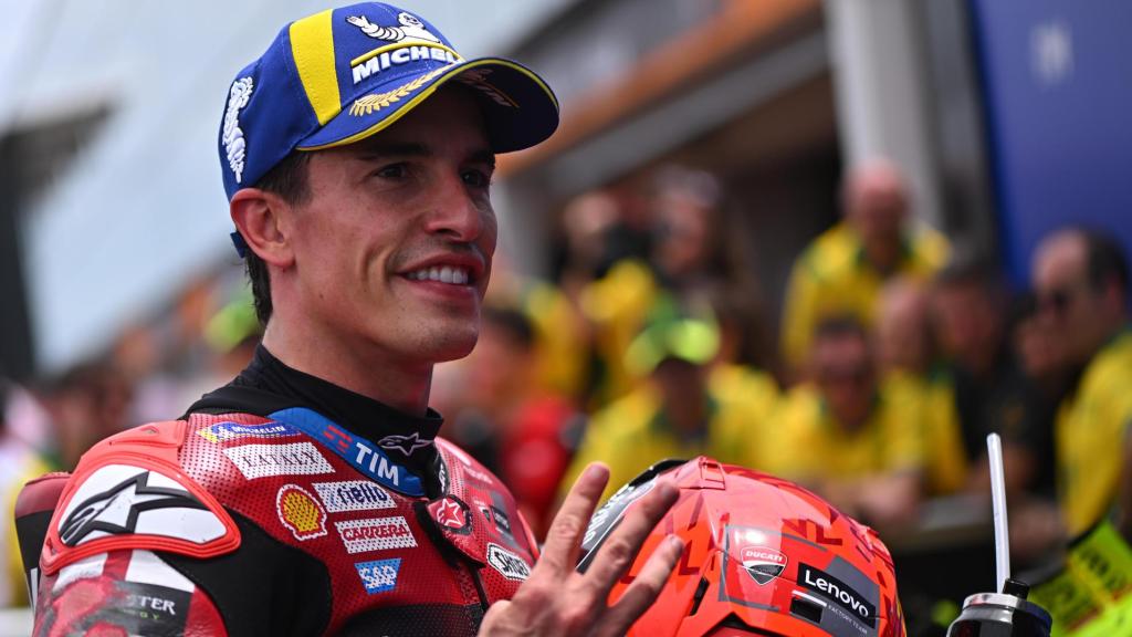 Marc Márquez, durante el Gran Premio de Brasil.