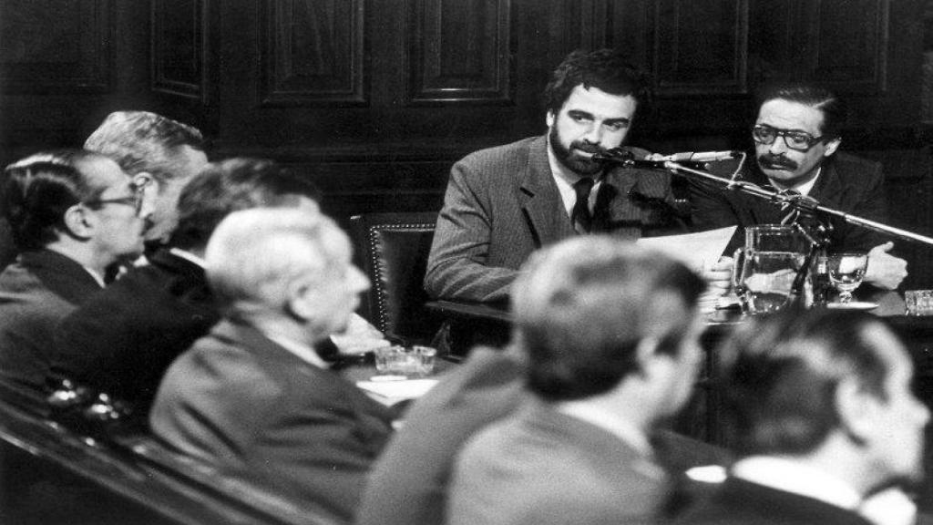Moreno Ocampo y Strassera en el histórico Juicio a las Juntas Militares