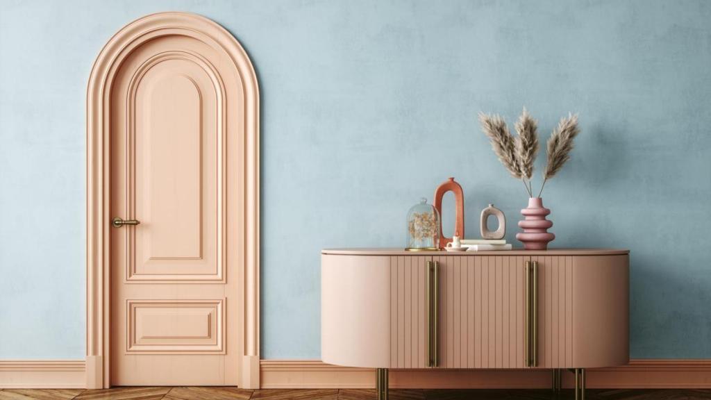 Una puerta nueva interior.