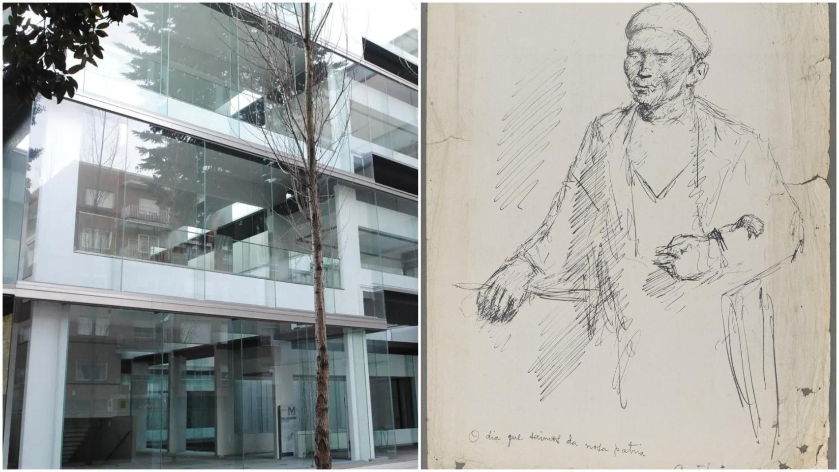 La Diputación de Pontevedra incorpora al Museo un dibujo de Castelao realizado en su exilio en Buenos Aires