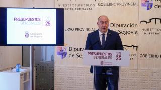El presidente de la Diputación de Segovia, Miguel Ángel de Vicente.