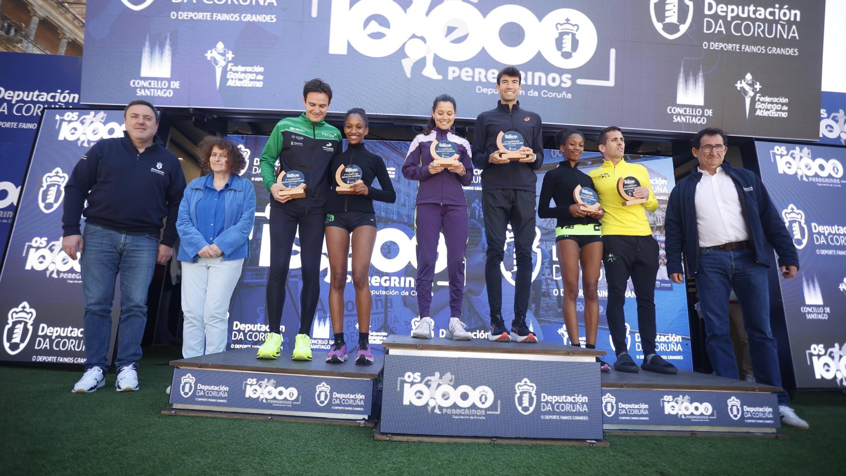 Entrega de trofeos.
