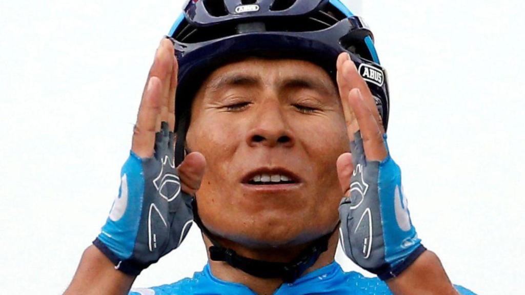 Nairo Quintana, con Movistar Team.