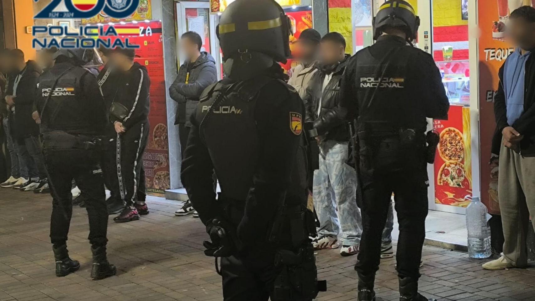 El dispositivo ha tenido lugar en puntos conflictivos de la ciudad