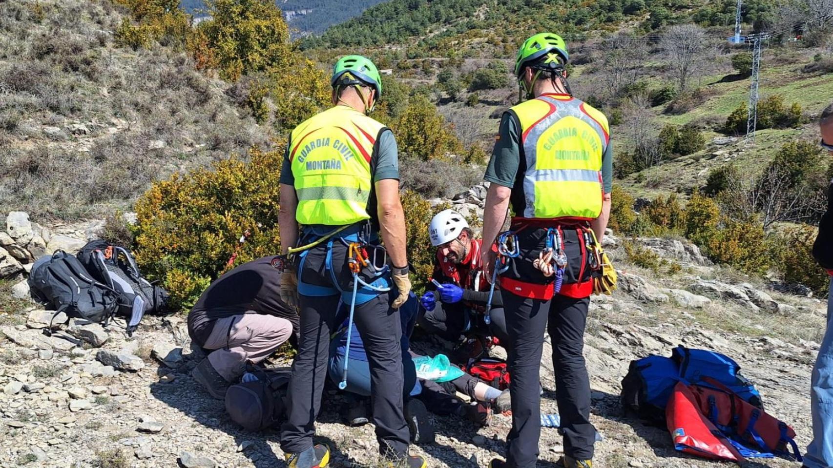 Un rescate de montaña este fin de semana en el Pirineo oscense.