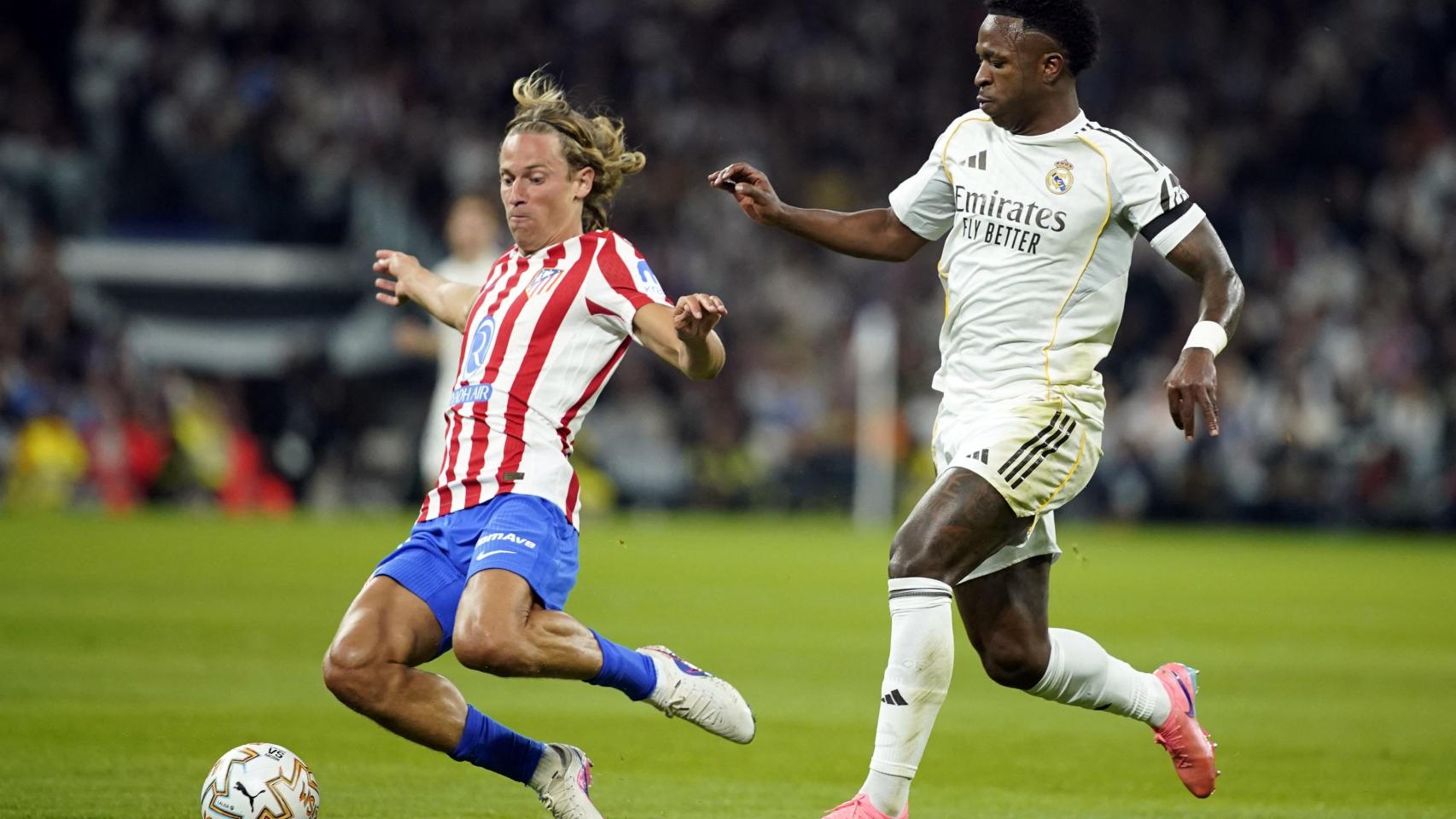 Partido de LaLiga entre Real Madrid y Atlético de Madrid.
