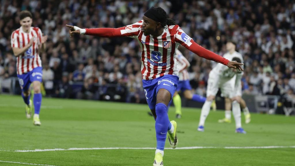 Ademola Lookman, after opening the scoring in the Madrid derby