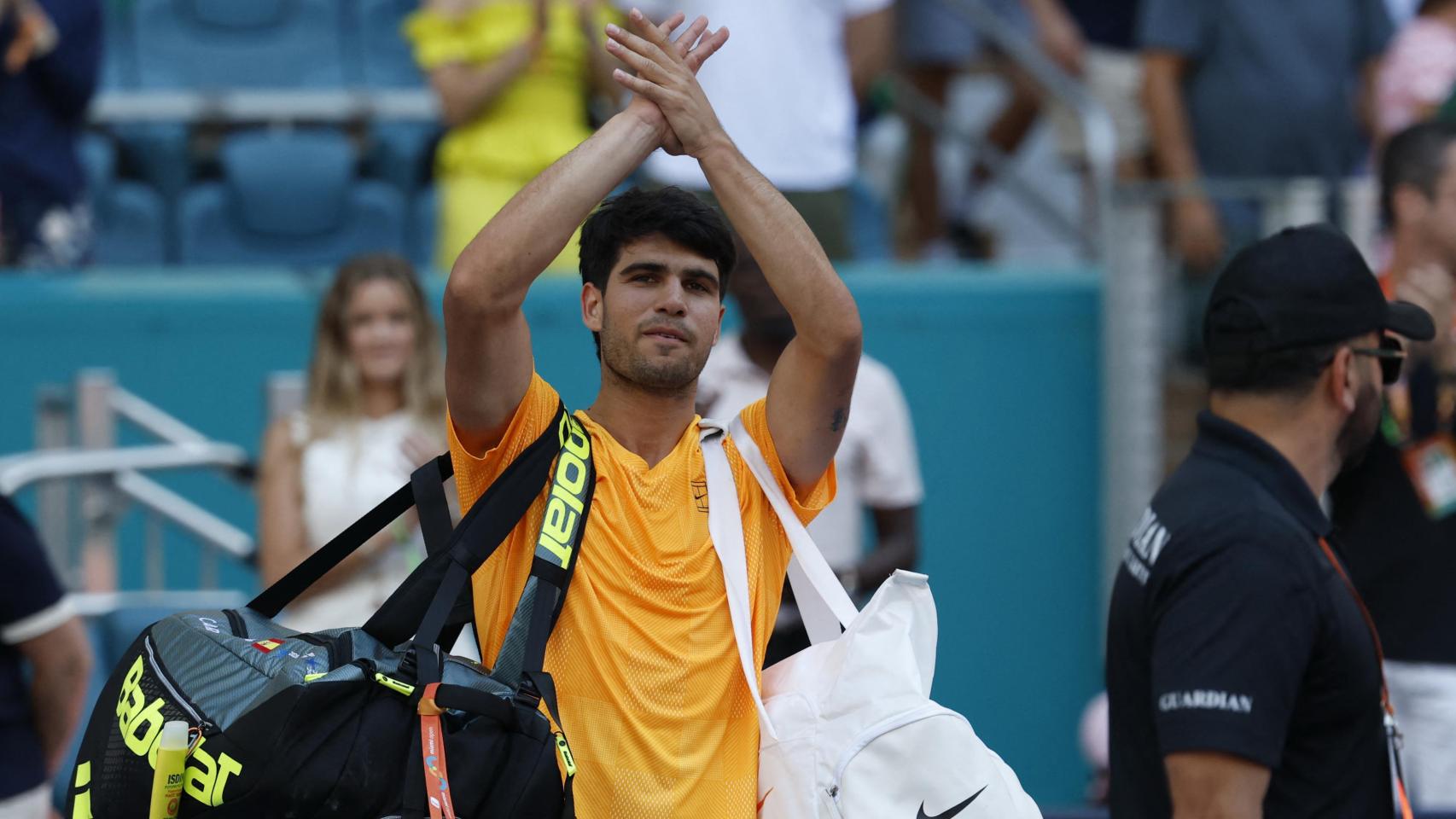 Carlos Alcaraz se despide del Masters 1.000 de Miami en tercera ronda tras ser eliminado por el estadounidense Korda