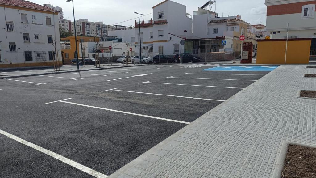 Nuevo aparcamiento la calle Jorge Loring, en Málaga.