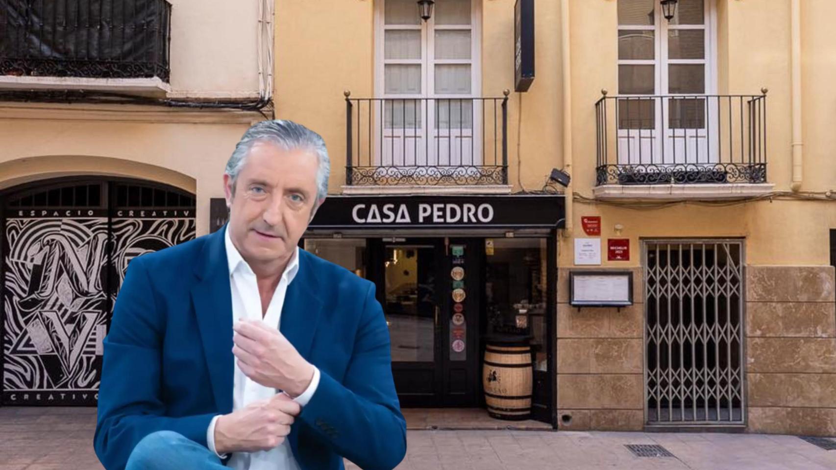 Josep Pedrerol y el restaurante de Zaragoza.