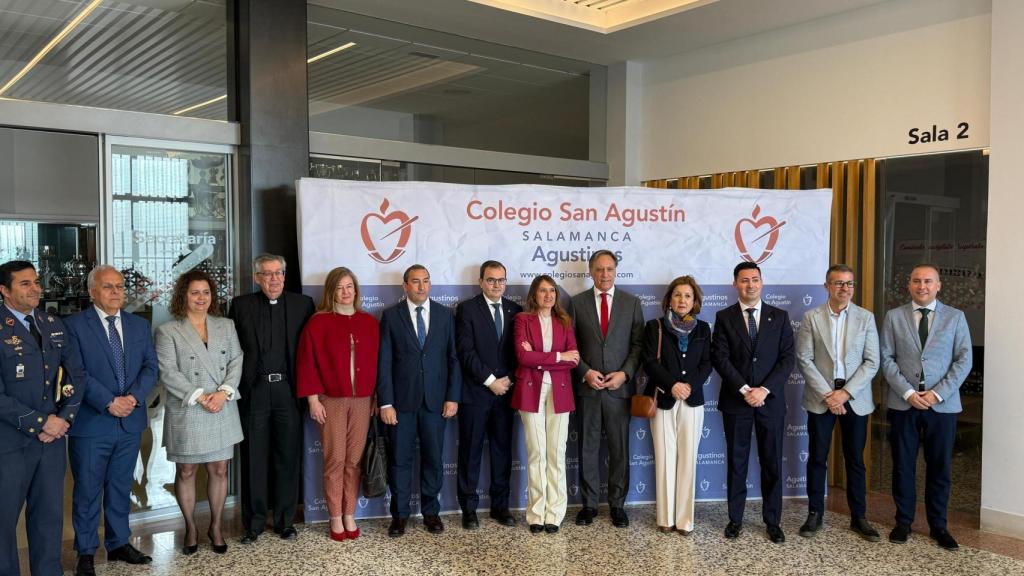 Carlos García Carbayo, durante su visita a la X Semana de Formación ‘Enseñar educando’ del colegio San Agustín,