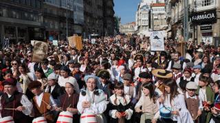 Los colegios de Vigo celebran juntos A Reconquistiña, a 23 de marzo de 2026