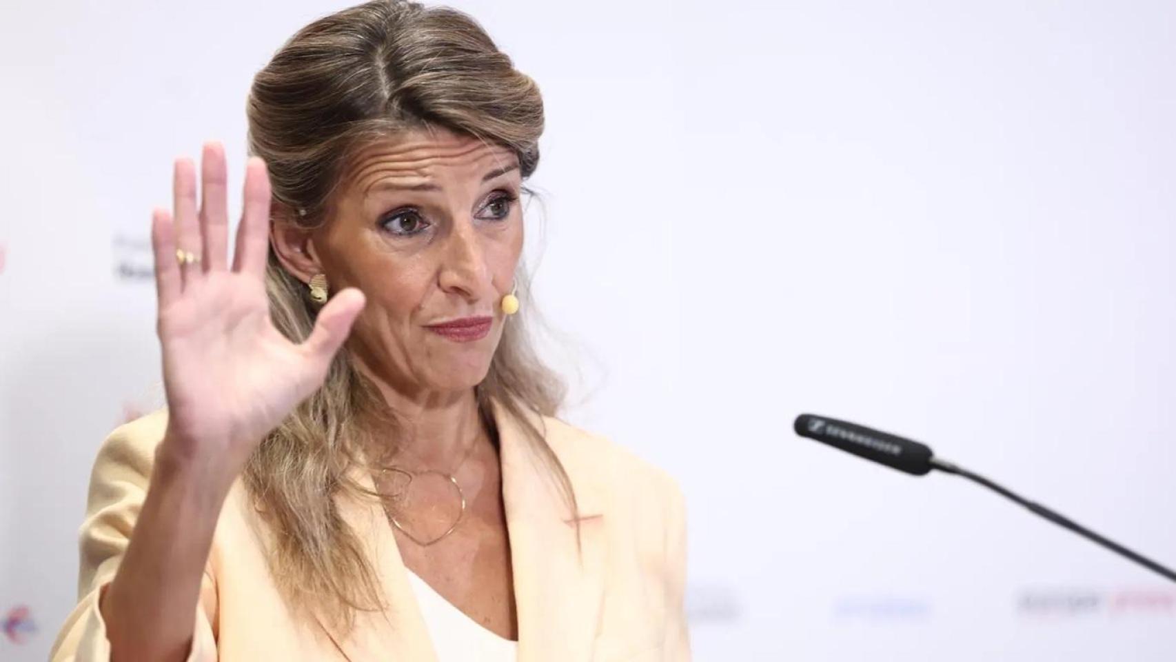 Yolanda Díaz, ministra de Trabajo.