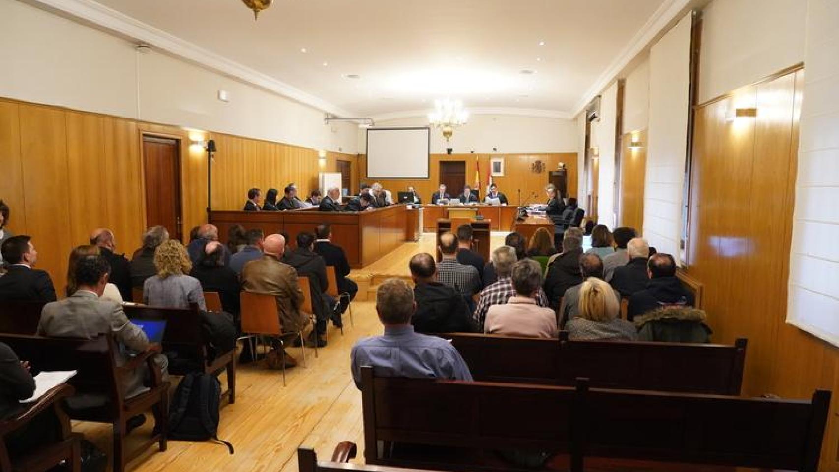 Imagen del juicio por el Caso de los Ataúdes de Valladolid.