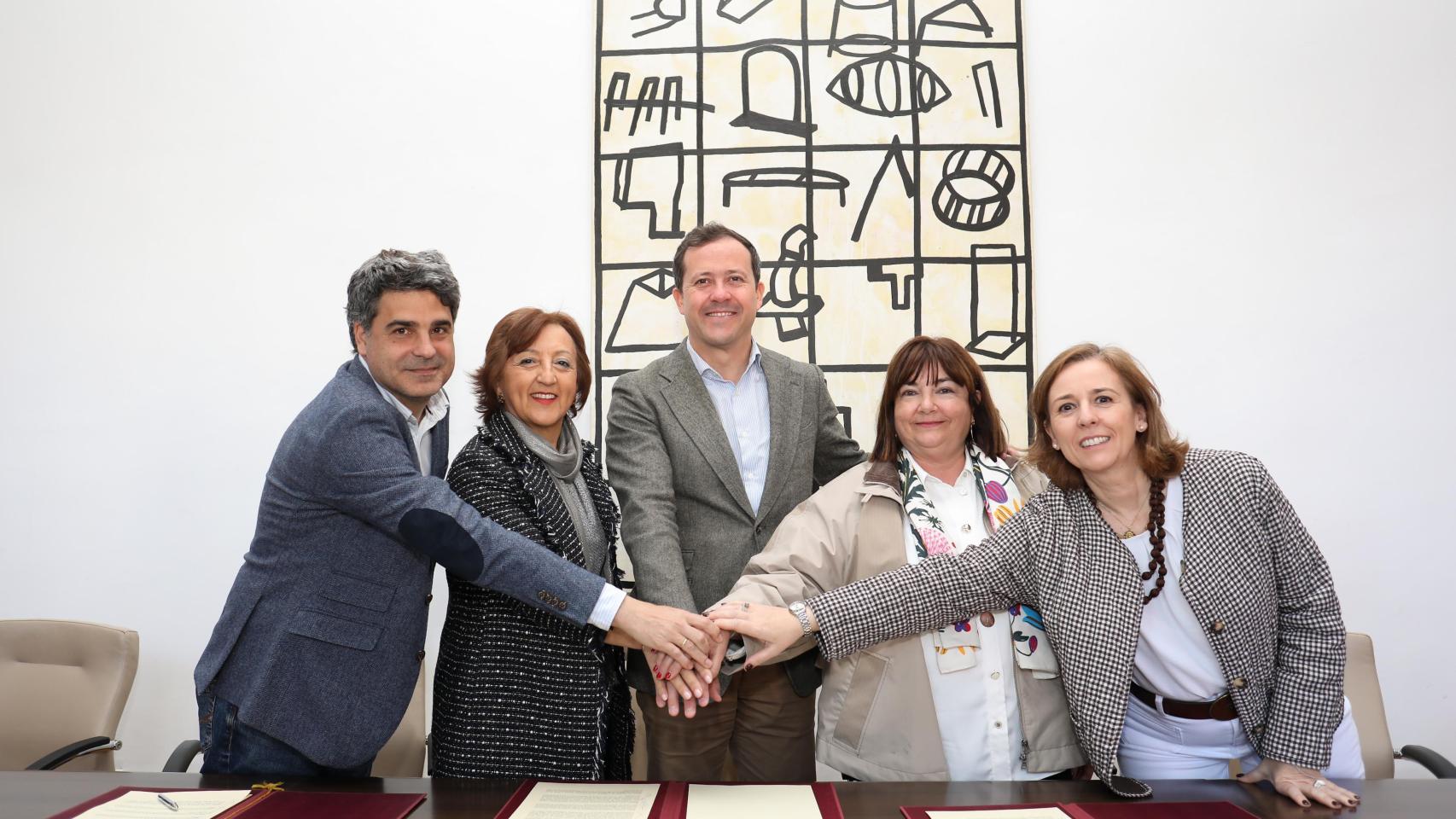 Firma convenio entre el Ayuntamiento de Toledo, Guadamur y Polán.