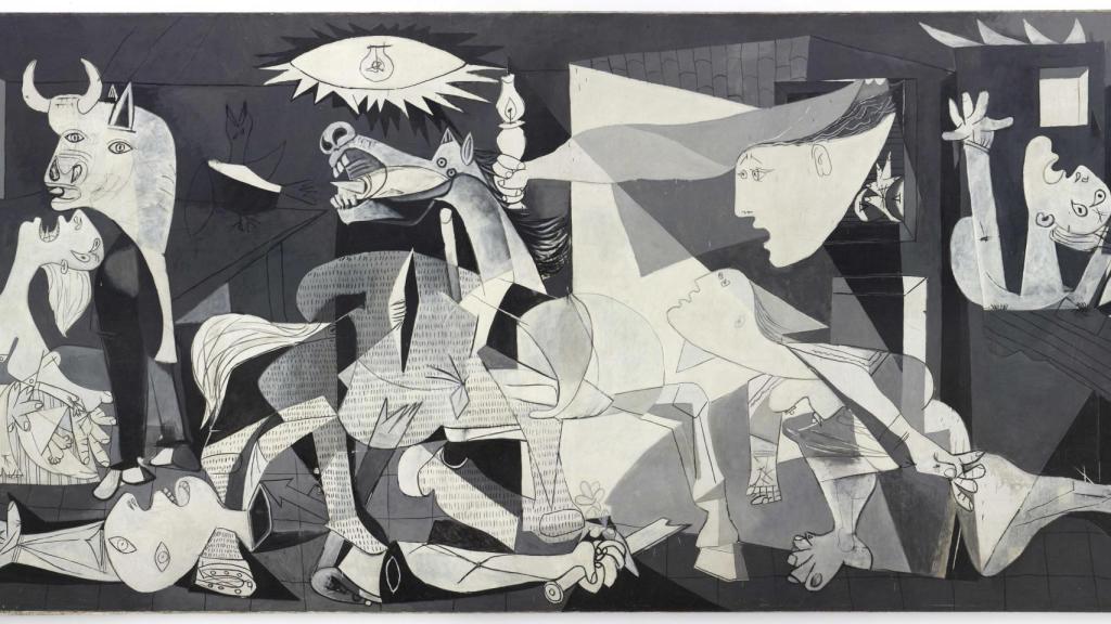 Pablo Picasso. 'Guernica', 1937. Óleo sobre lienzo, 349,3 x 776,6 cm. Museo Nacional Centro de Arte Reina Sofía. Foto: Archivo fotográfico del Museo Reina Sofía © Sucesión Pablo Picasso, VEGAP, Madrid, 2026