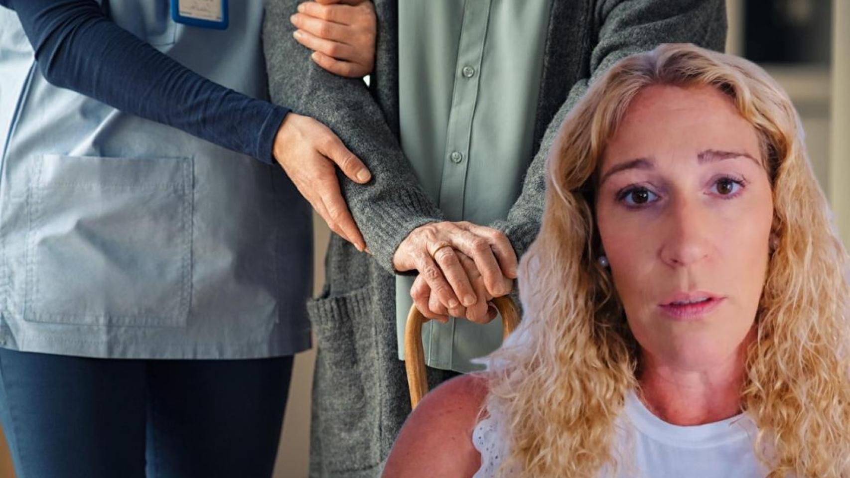 María, auxiliar de ayuda a domicilio.