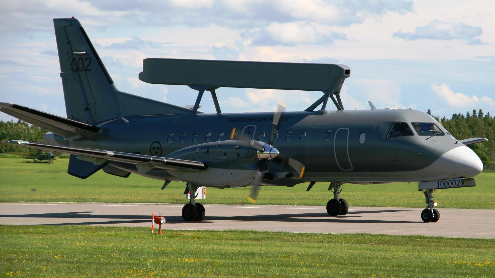 Saab 340 AEW de la Fuerza Aérea de Suecia