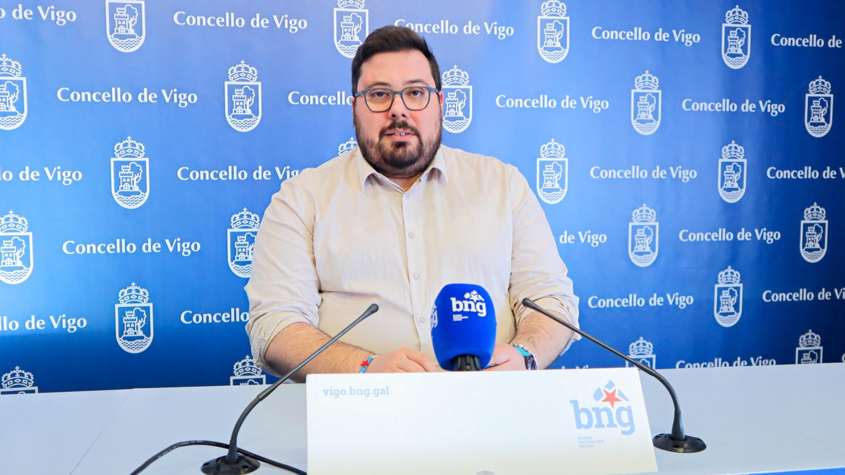 Xabier P. Igrexas, portavoz municipal BNG Vigo