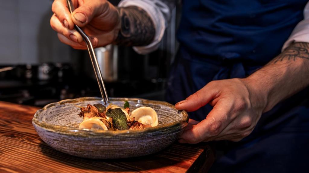 Plato del restaurante Mengem.