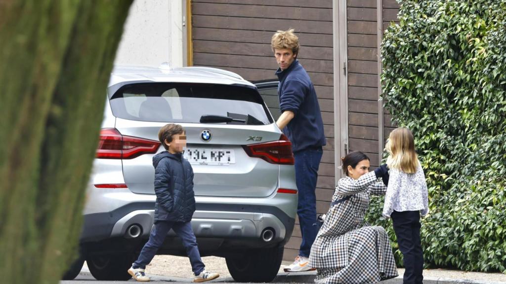 Christian de Hannover con Sassa y sus tres hijos.