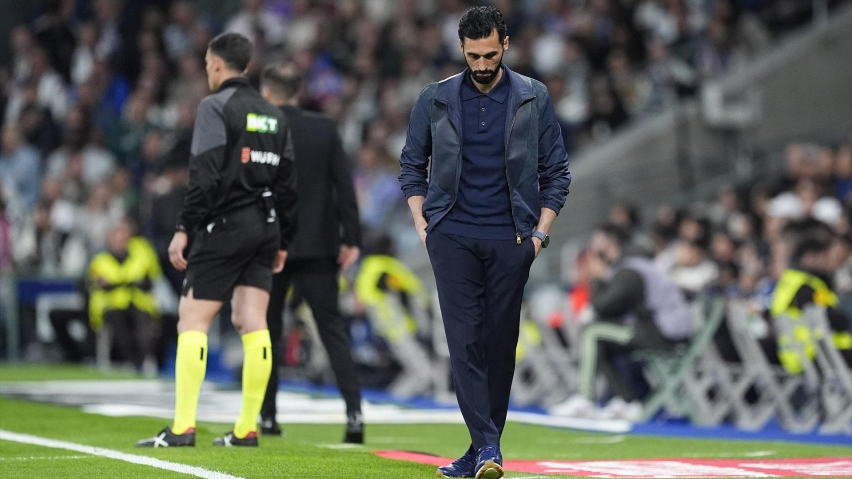 Arbeloa durante el derbi.