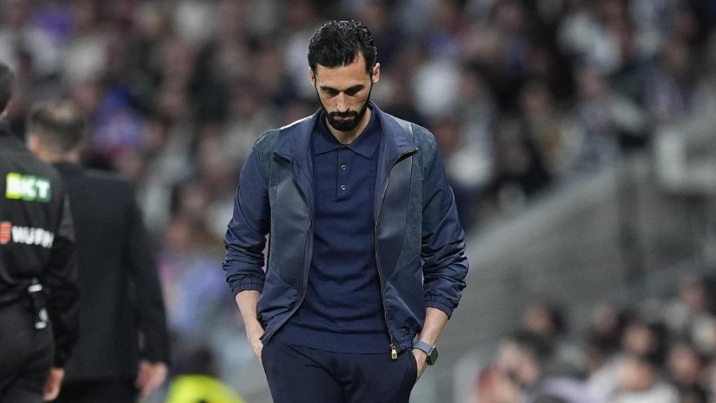 Arbeloa durante el derbi.