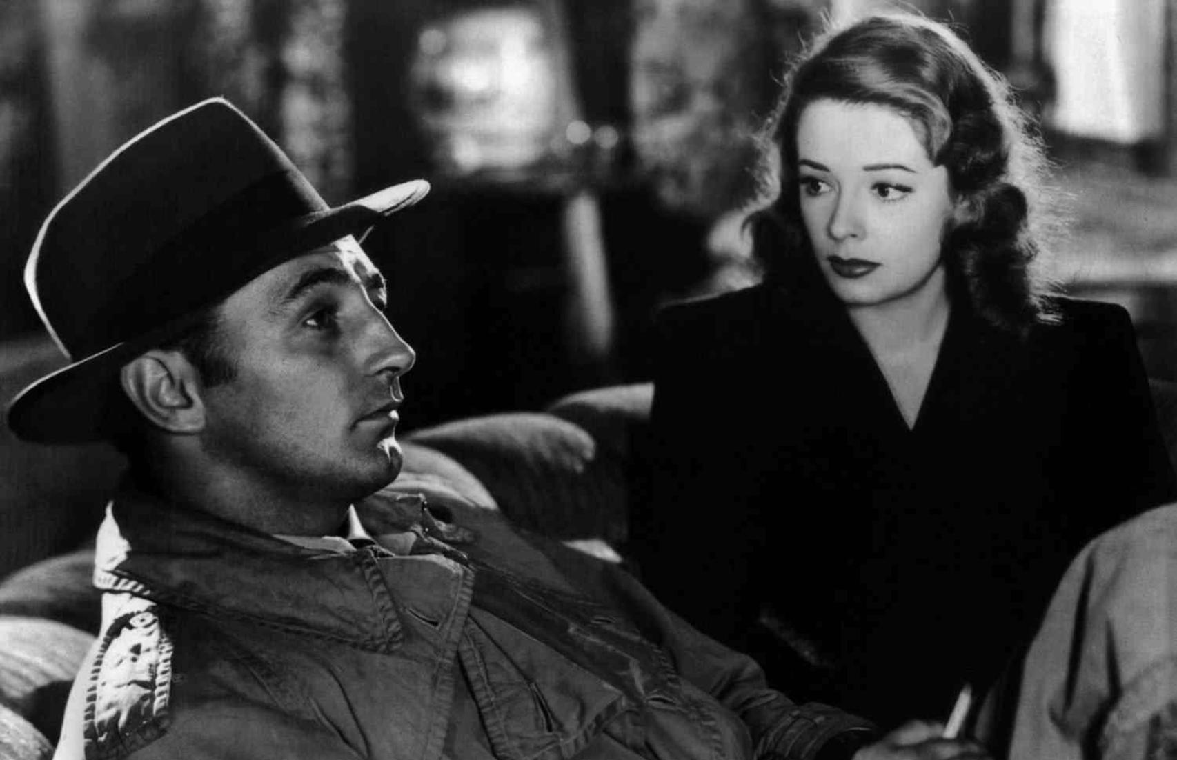 Bob Mitchum y Jane Greer en 'Retorno al pasado' (1947)