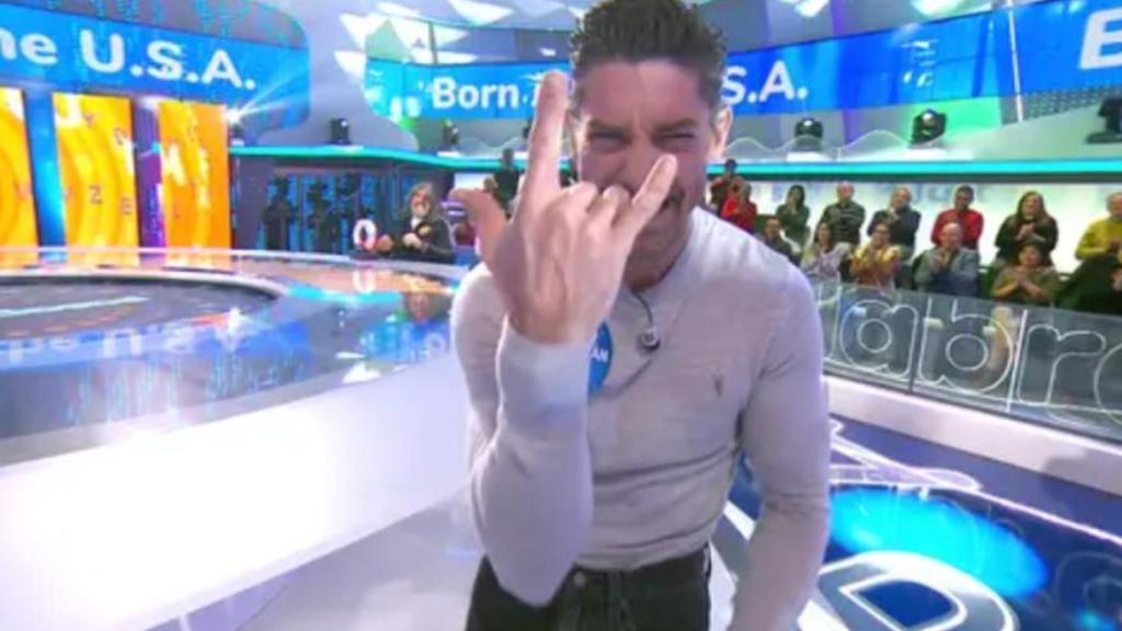 Adrián Lastra, hace unos días en 'Pasapalabra'.