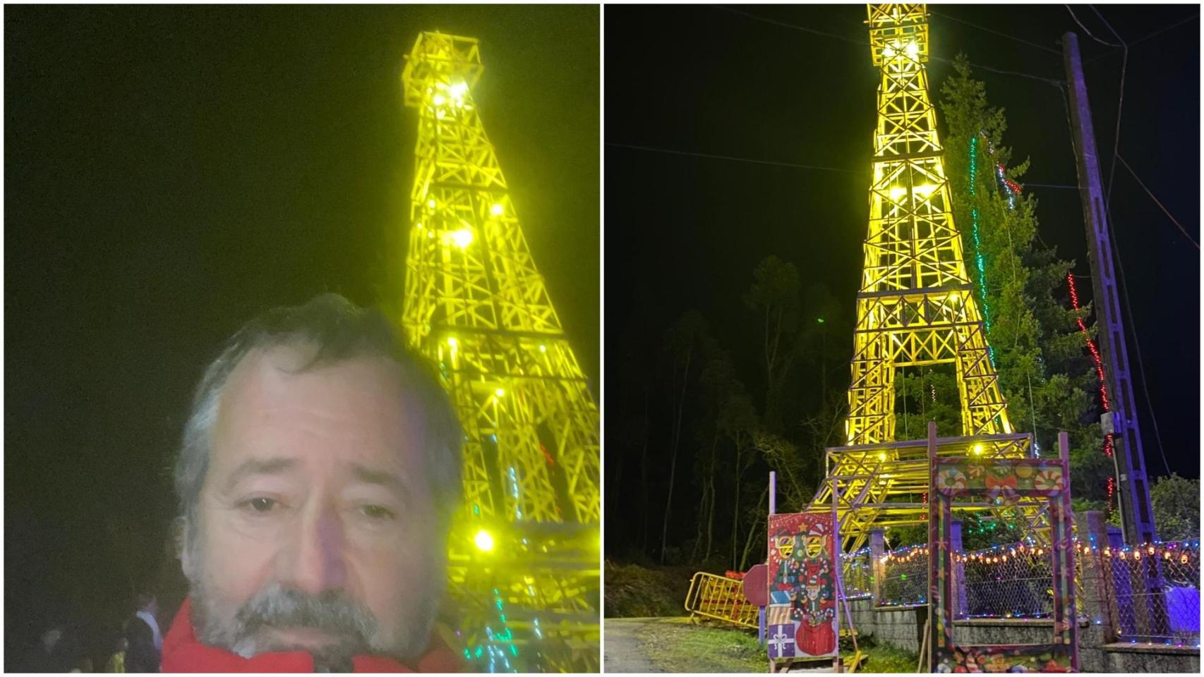 Torre Eiffel en Cuntis