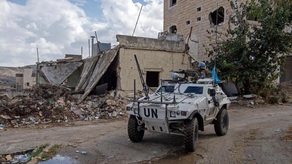 Cascos azules de la UNIFIL, en el sur del Líbano.