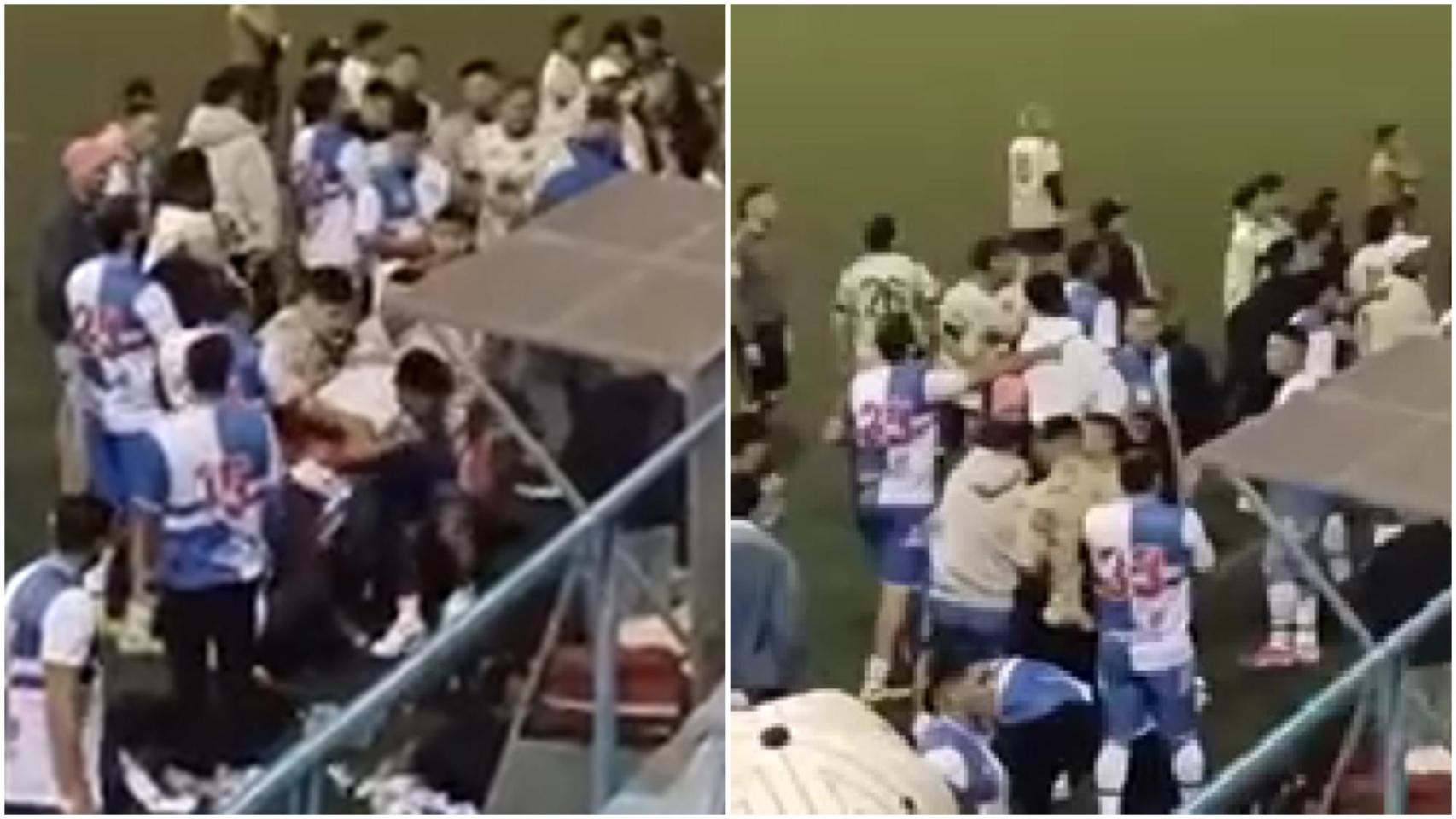 Instantes de la pelea