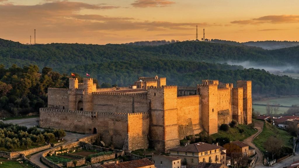 El Castillo reconvertido en Parador Turístico, en Sigüenza (Guadalajara).