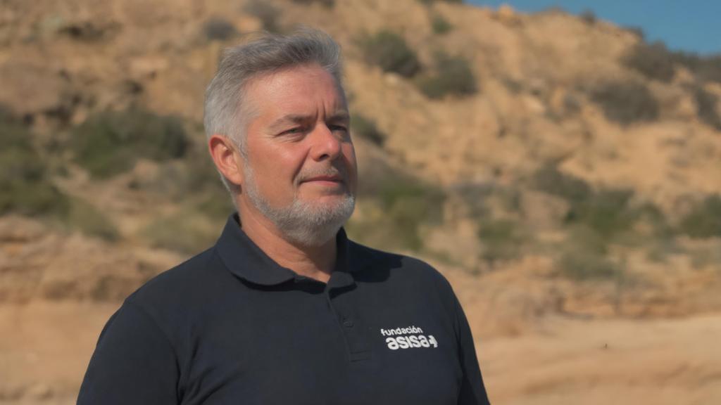 El nadador Jorge Crivillés antes de partir a su nuevo reto.