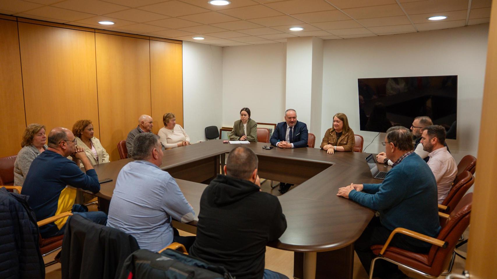 Instante de la reunión.