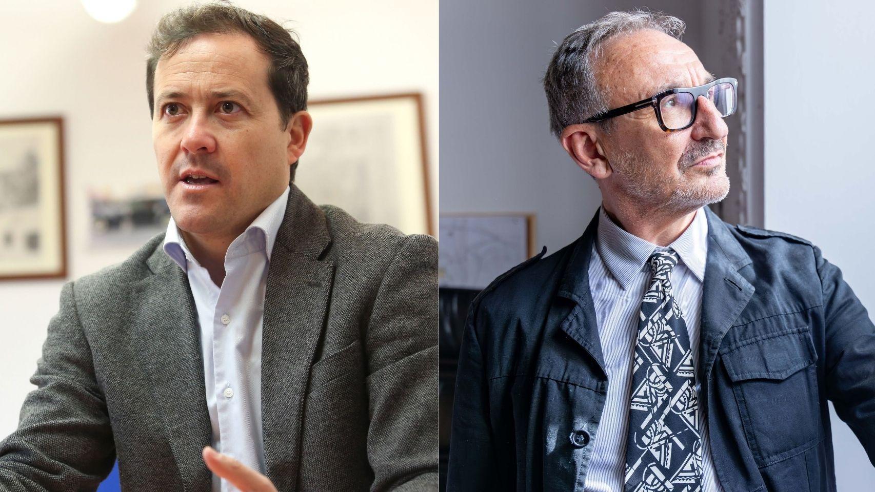 El alcalde 'popular' de Toledo, Carlos Velázquez, y el concejal de Urbanismo, Florentino Delgado.