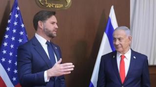 Israeli Prime Minister Benjamin Netanyahu and US Vice President JD Vance last October in Jerusalem.