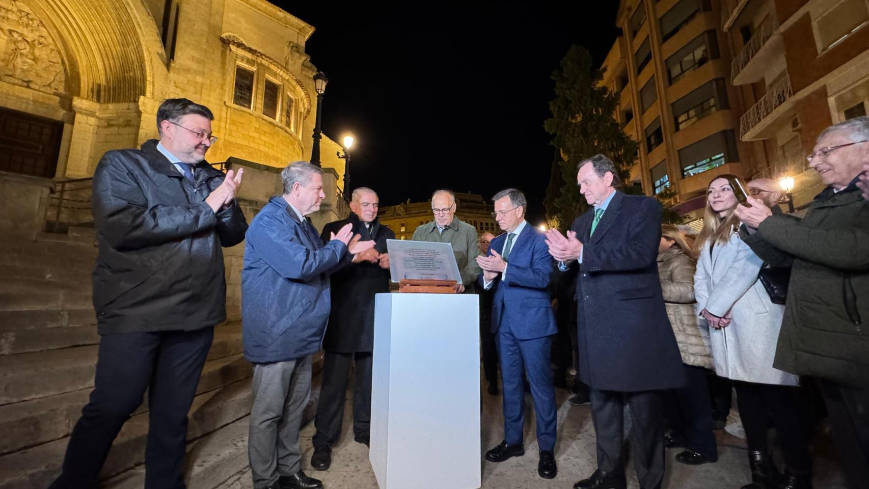 Inauguración de la nueva iluminación de la Catedral de Albacete.