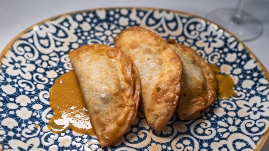 La empanadas que sirven en La Galería (Navaluenga, Ávila).