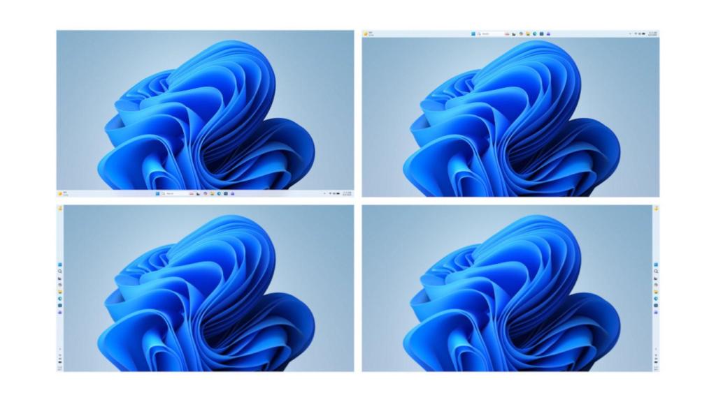 Nueva barra de tareas de Windows 11